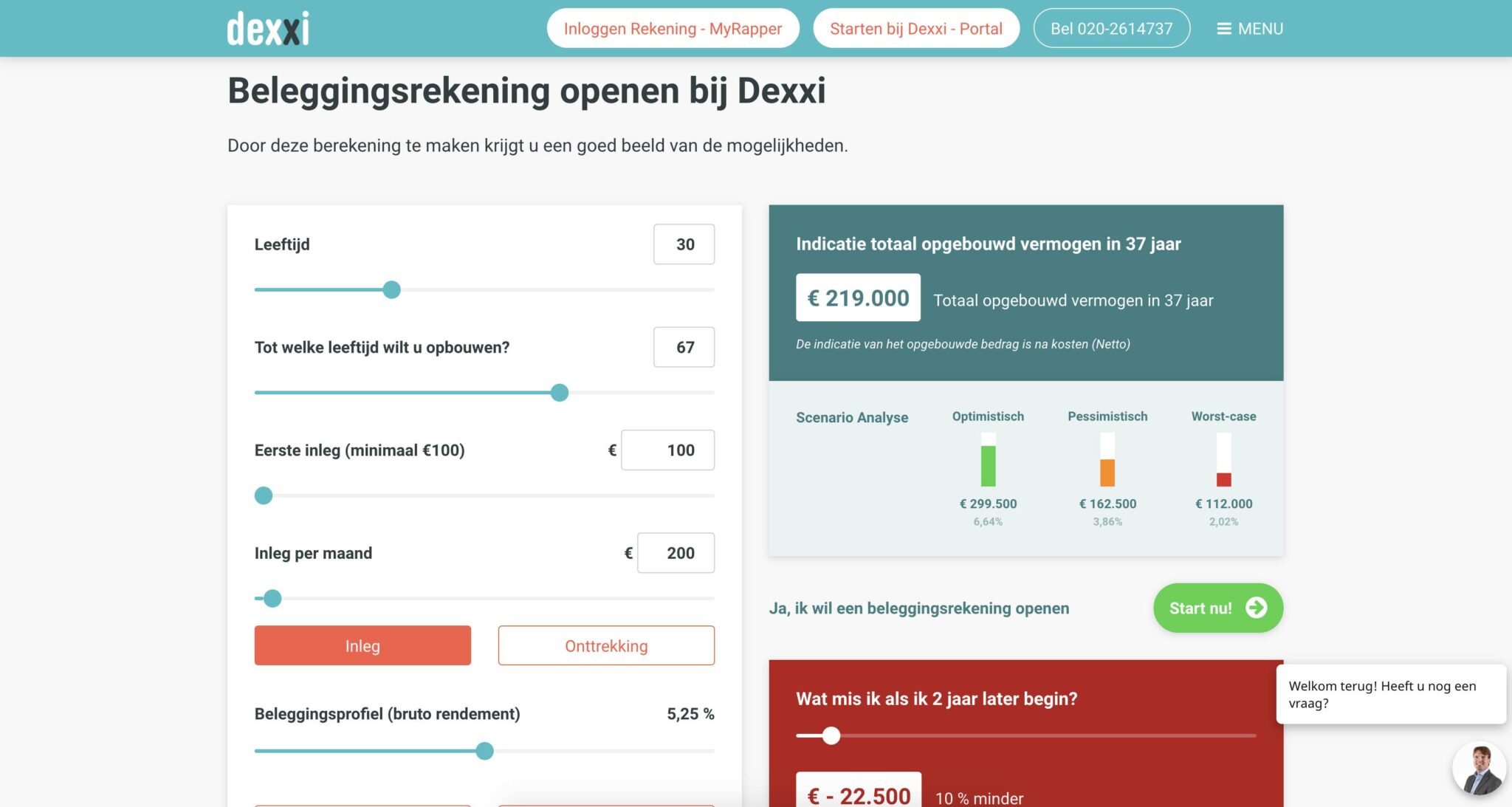 Corporate site met handige rekentool, quiz en offerteportaal - Van Ons ...