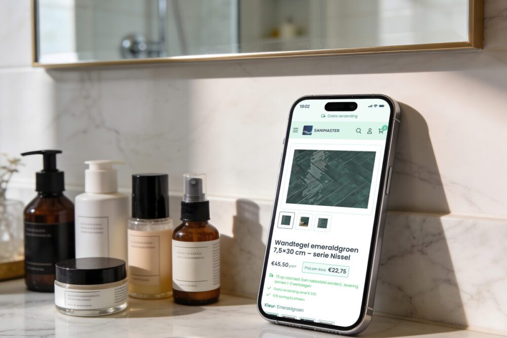 WooCommerce webshop voor Sanimaster